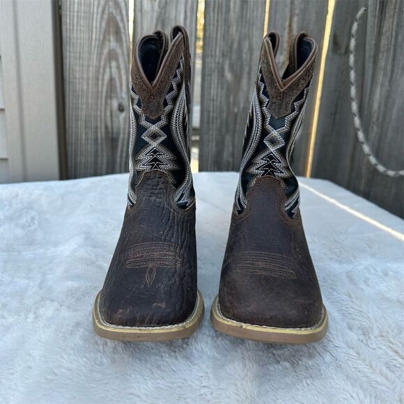 Durango Lil' Rebel Pro Kids' Western Boots Size 3M Square Toe - Picture 6 of 10